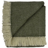 Highland Tweeds Wool Herringbone Throw