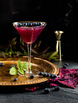 Handmade Hammered Martini Glasses