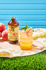 Georgia Peach Syrup 12oz - cocktail / mocktail / Coffee /Tea