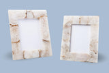 4"x6" White Agate Photo Frame
