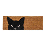 Peeking Cat Balcony Doormat-10X30L