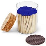 2" Matches in Cork Top Jar - Colors of Your Choice
