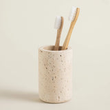 Vanity Accessories Set, Travertine Bathroom Set, 5-piece: Soap Dispenser 8oz