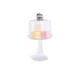 Pumpkin Knob Glass Covered Cake / Dessert Stand
