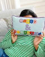 Dazed & Confused Needlepoint Pillow