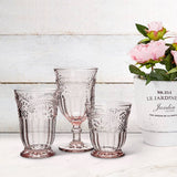 Flower Wine Glass-Pink
