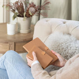 TAN & GOLD A5 NOTEBOOK