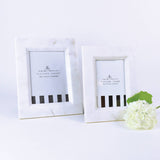 White Marble 4x6 Picture Frame