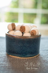 Fall Felt Acorns-White Set of 12-Fall Decor-Halloween Decor