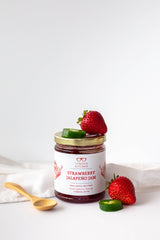Strawberry Jalapeño Jam | Holiday Entertaining Favorite