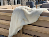 One Preevay Casual Khaki Ultra-Soft Faux Rabbit Fur Throw | Luxury 800gsm Plush | 50x60