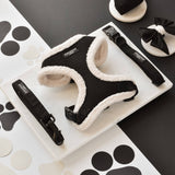 Black Aviator Adjustable Neck Harness: M