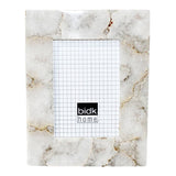 4"x6" White Agate Photo Frame