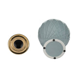 Ceramic Rope Temple Lidded Decorative Jar - Blue, 14 in.