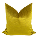 Golden Yellow - Textured Velvet Pillow