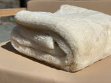 One Preevay Casual Khaki Ultra-Soft Faux Rabbit Fur Throw | Luxury 800gsm Plush | 50x60