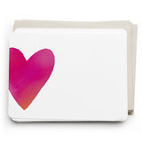 Big Heart Flat Notes | Boxed Notecards