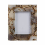 Picture Frame - Gray Agate Stone Modern Rectangular, 5x7 in.