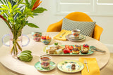 Summer Savanna Leopard 3.75" Porcelain Tidbit Bowls Set of 3