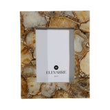 Picture Frame - Brown Stone Agate Accent with Glass, 5x7 in.