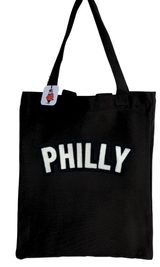Philly Standard Philadelphia Soft Chenille Embroidery Tote Bag