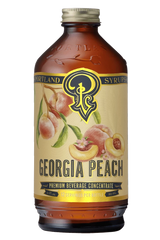 Georgia Peach Syrup 12oz - cocktail / mocktail / Coffee /Tea