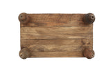 Cali-20x12 inch-Farm Cake Table-Display-Reclaimed Wood-Brown