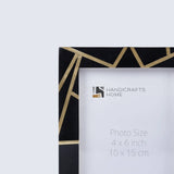 Photo Frame Deco Dazzle Black & Gold, 3 Sizes