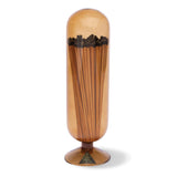Fireplace Match Cloche, Amber