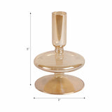 Candle Holder - Glass Taper Vintage Bubble