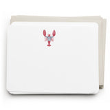 Lobster Flat Notes – Boxed Set of 8 Coastal Notecards