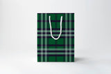 Blue Tartan Gift Bag