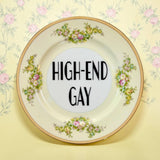 High-End Gay Vintage Plate