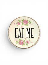 Eat Me Vintage Plate