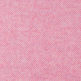Shetland Lambwool Herringbone Throw ~ Light Pink ~