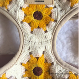 Sunflower Patch Adjustable Neck Harness: S