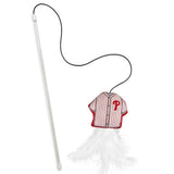 PHILADELPHIA PHILLIES TEAM JERSEY WAND WITH CAT NIP