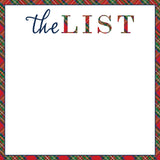8.5"X8.5" 200 page SLAB Notepad | Tartan List