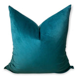 Teal Velvet Pillow