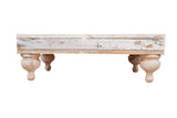 Chula Cake Table Set-Display-Reclaimed Wood-Set 3-White