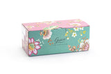 Peacock Lotus Garden Pink Sugar Creamer Serving Tray Set