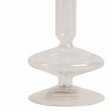 Candle Holder - Glass Taper Vintage Bubble