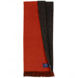 Highland Tweeds Reversible Double Cloth Throw~ Orange/Brown