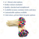 4" Matches -Refill / Loose / Raw: Rainbow