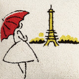 Red Umbrella Hook Pillow - The Pillow Shop