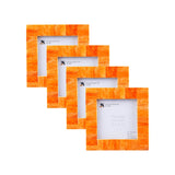 Classic Orange Bone Inlay Combo 4"x4"