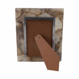 Picture Frame - Gray Agate Stone Modern Rectangular, 5x7 in.