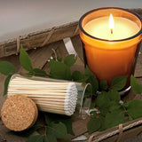 4" Matches in Large Chic Cork Top Jar - Color(s) of Choice