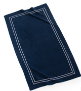 Amalfi Beach Towel Beach Navy-Jimmy DeLaurentis Home