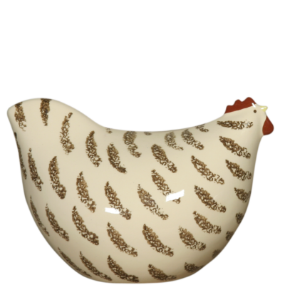 WHITE SPOTTED BLACK PULLET-SMALL MODEL